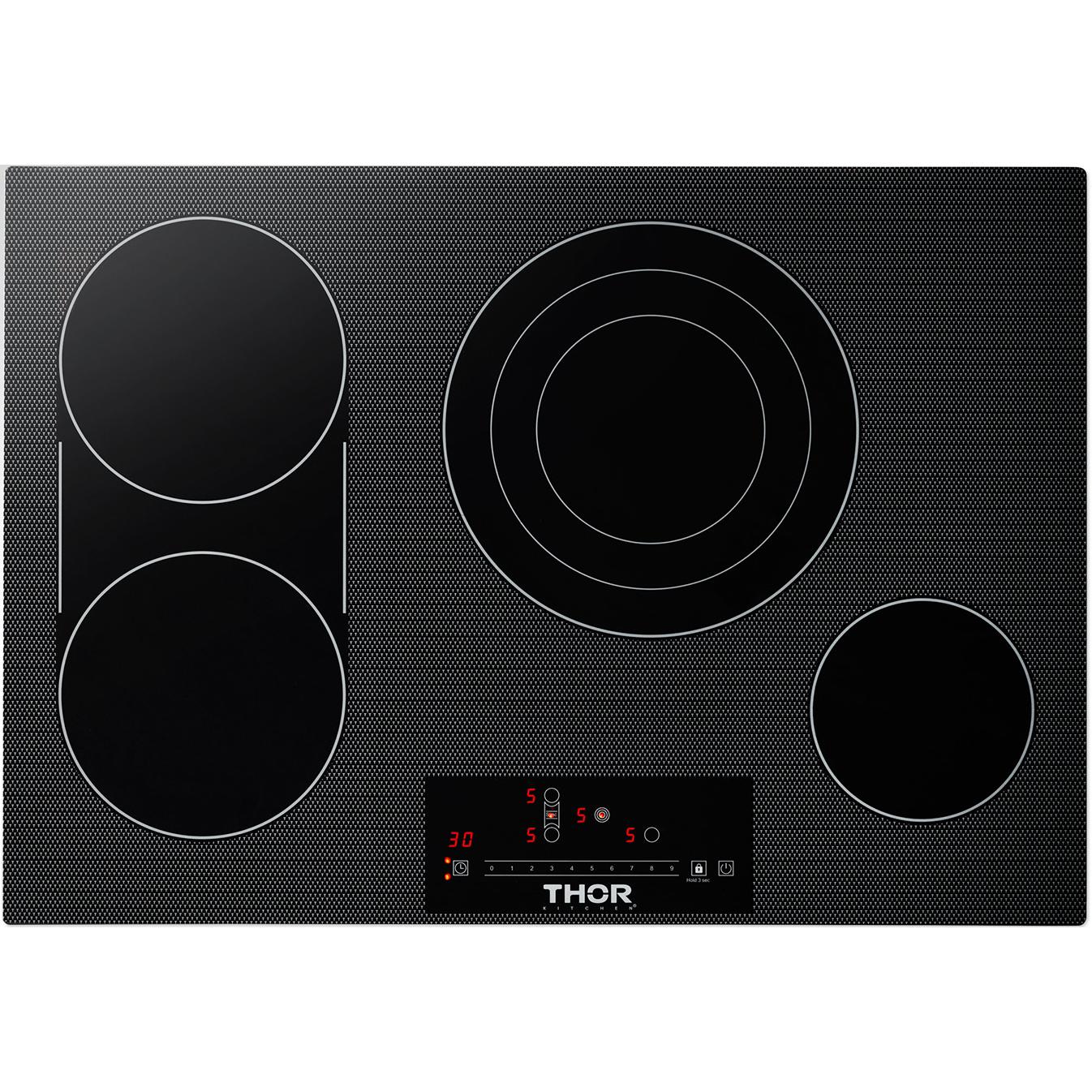 Thor Kitchen 30-inch Built-in Electric Cooktop with 9 Power Levels TEC30