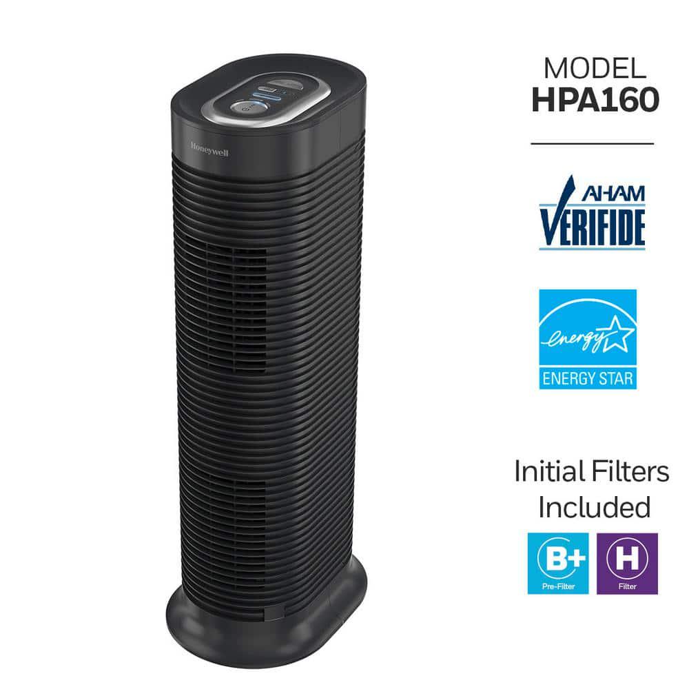 Honeywell Honeywell Allergen Plus Hepa Tower Air Purifier Allergen Reducer for MediumLarge Rooms