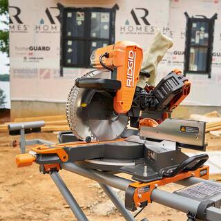 RIDGID 10 in. Dual Bevel Sliding Miter Saw R4241