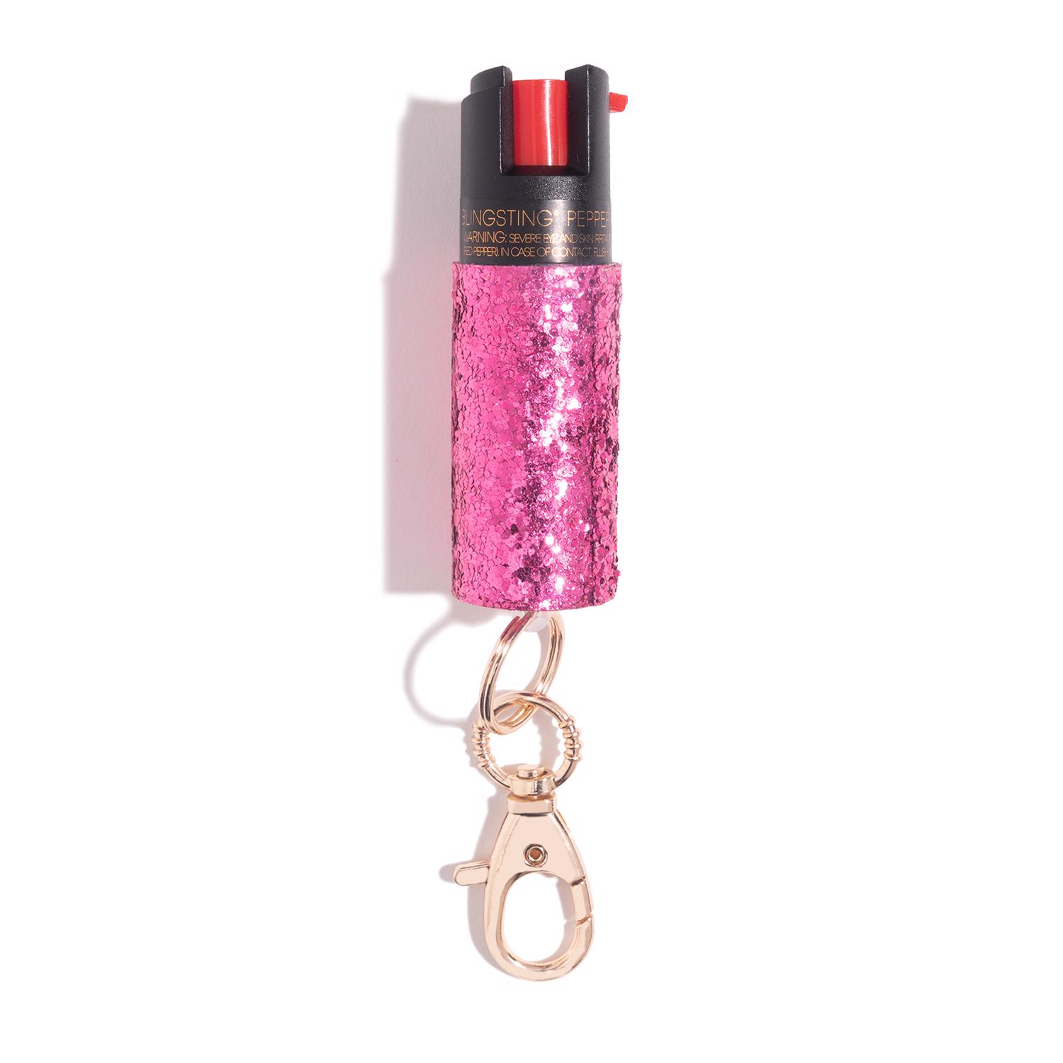 Blingsting Pink Plastic Pepper Spray