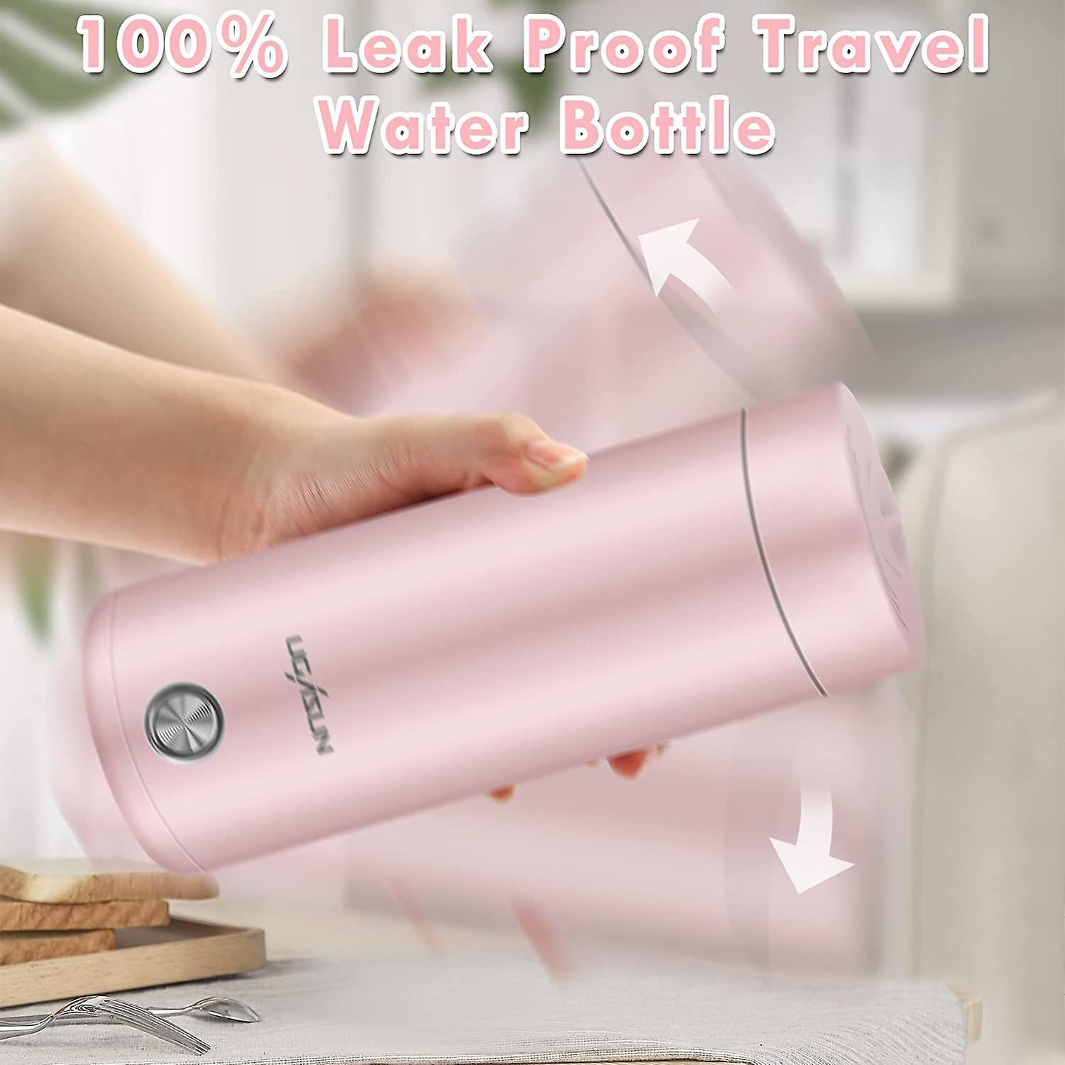 Electric Thermos，400ml Small Electric Kettle，portable Travel Kettle，small Water Boiler，mini Fast Boil And Auto Shut Off Water Kettle Warmer，double Wal