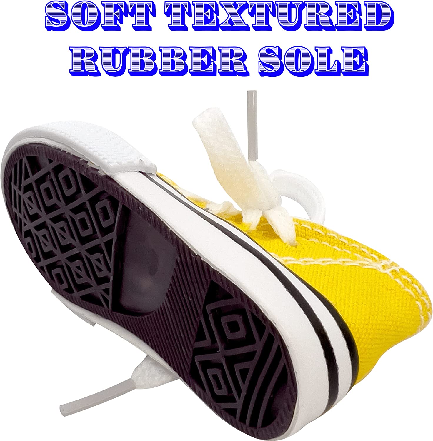 5000 Pk5 Sneaker Shredders MandM Bird Toys - Ultrafun Cotton and Rubber Pet Safe Foot Toys