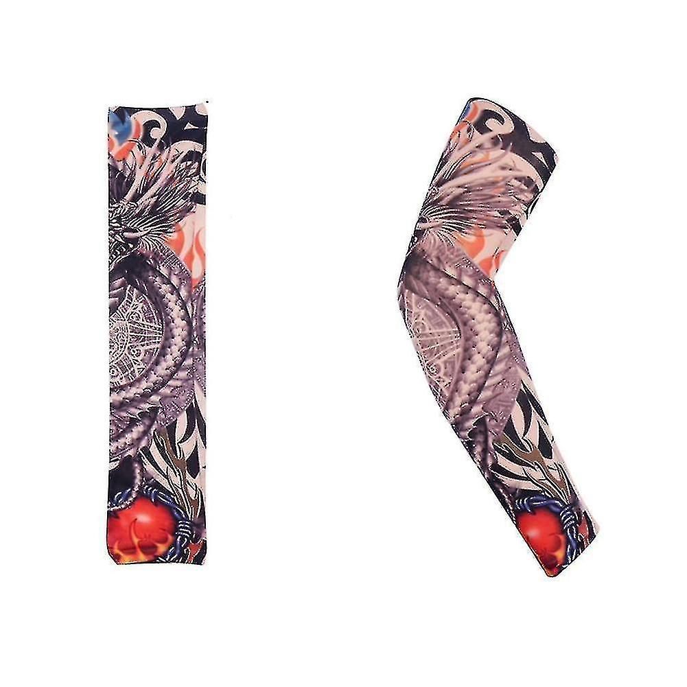 3d Tattoo Uv Protection Arm Sleeve