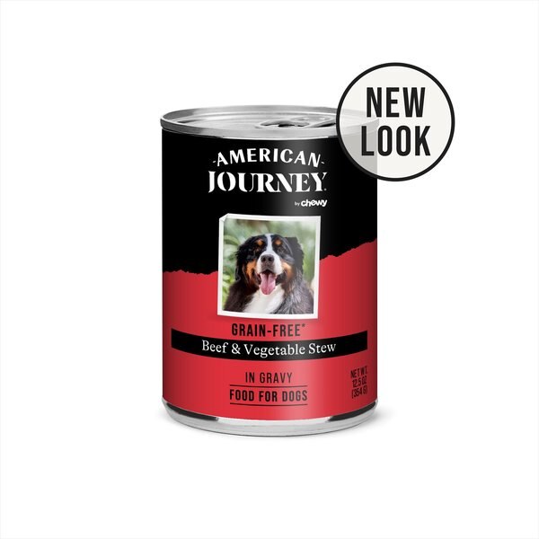 American Journey Stews Beef and Vegetables Recipe in Gravy Grain-Free Canned Dog Food