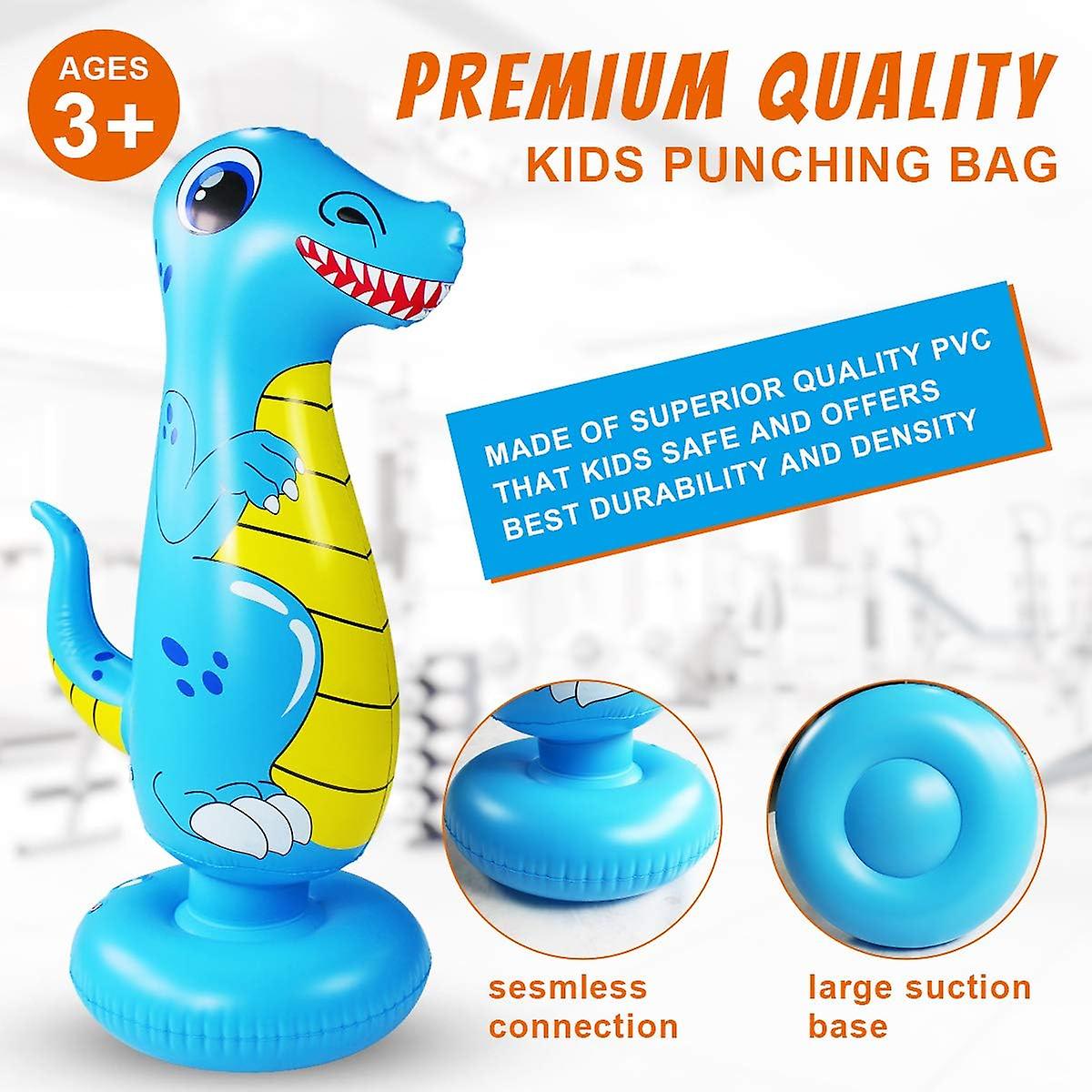 Inflatable Punching Bag For Kidsfree Standing Boxing Bag For Immediate Bounce Back Heavy Punching Bag For Practicing Karate， Taekwondo，de-stress Boxin