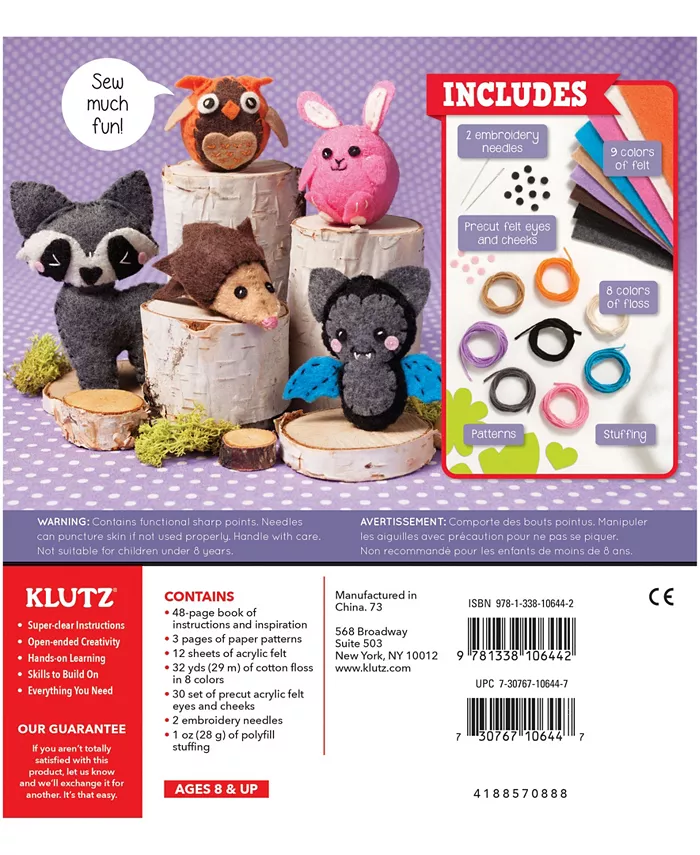 Klutz Sew Mini Animals