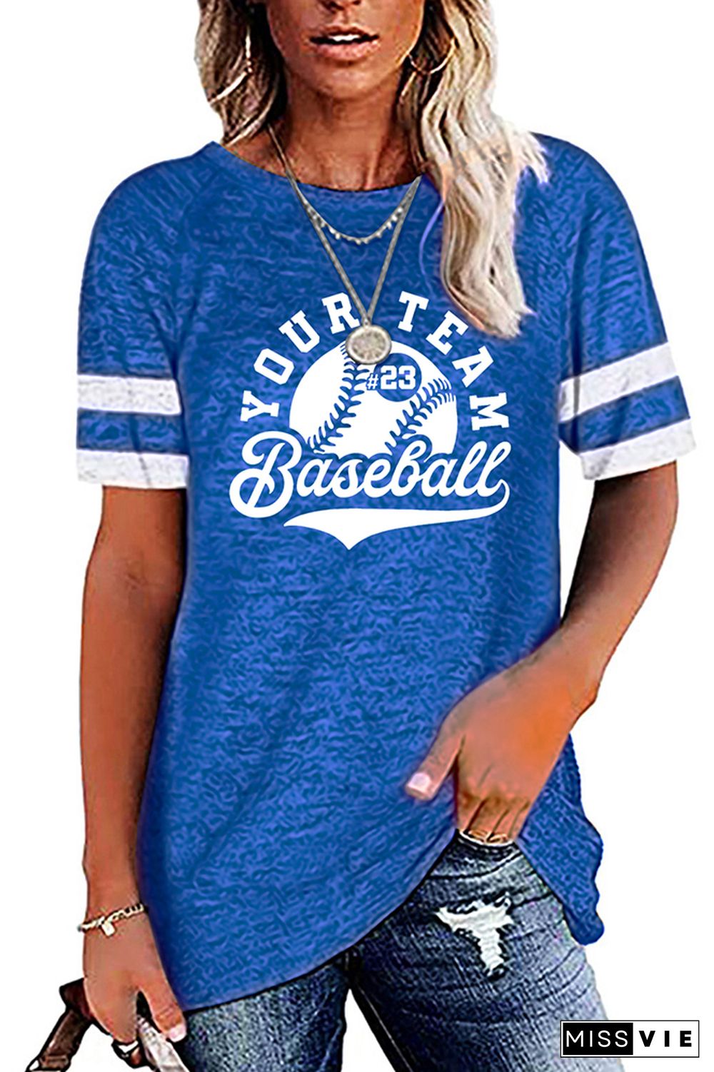 Baseball Team Logo Graphic Tee Wholesale