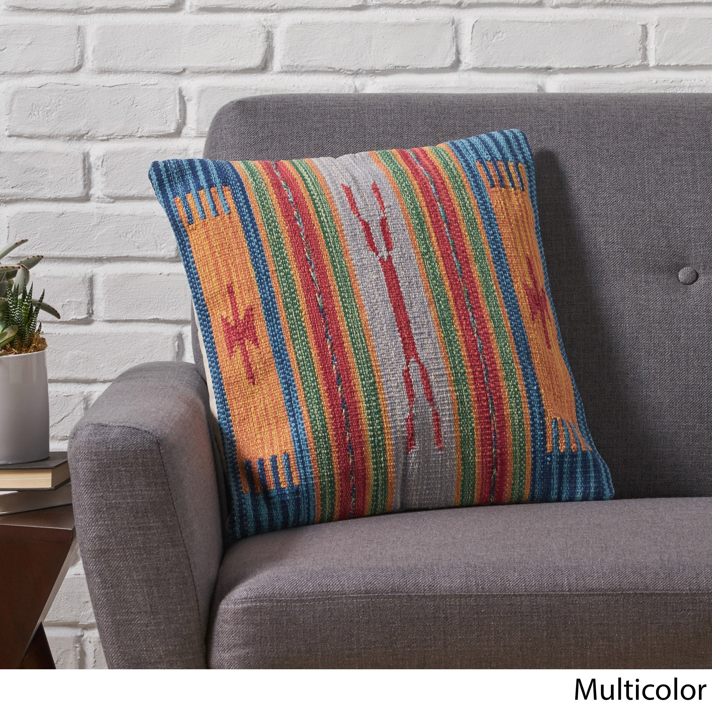 Lisset Boho Cotton Throw Pillow