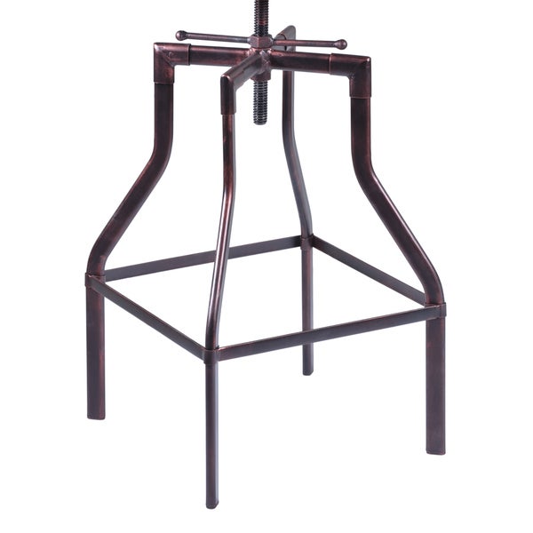 Armen Living Concord Swivel Adjustable Barstool