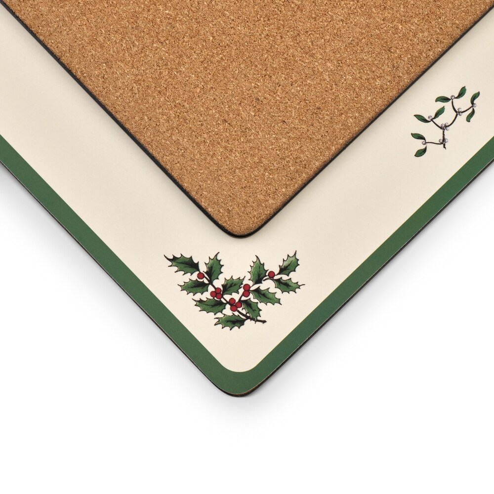 Pimpernel Christmas Tree Placemats Set of 4   15.7 X 11.7\