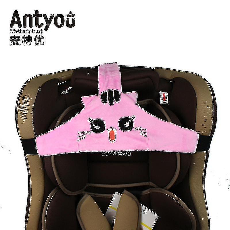 Baby Carseat Head Support Car Seat Head Band Strap Headrest Stroller Car Seat Sleeping Head Support