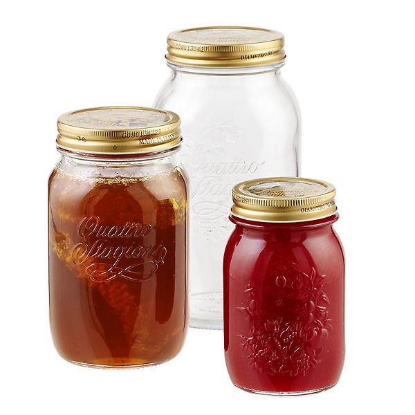 Quattro Stagioni Glass Canning Jars