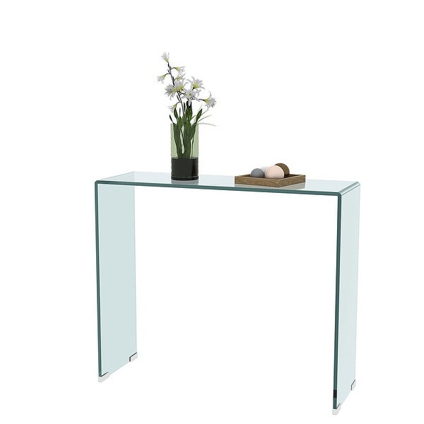 Console Table Whole Tempered Glass rectangular porch table