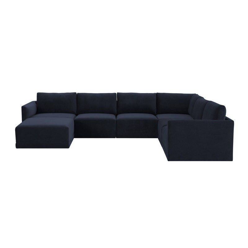 Willow Modular 7 Piece Large Chaise Sectional