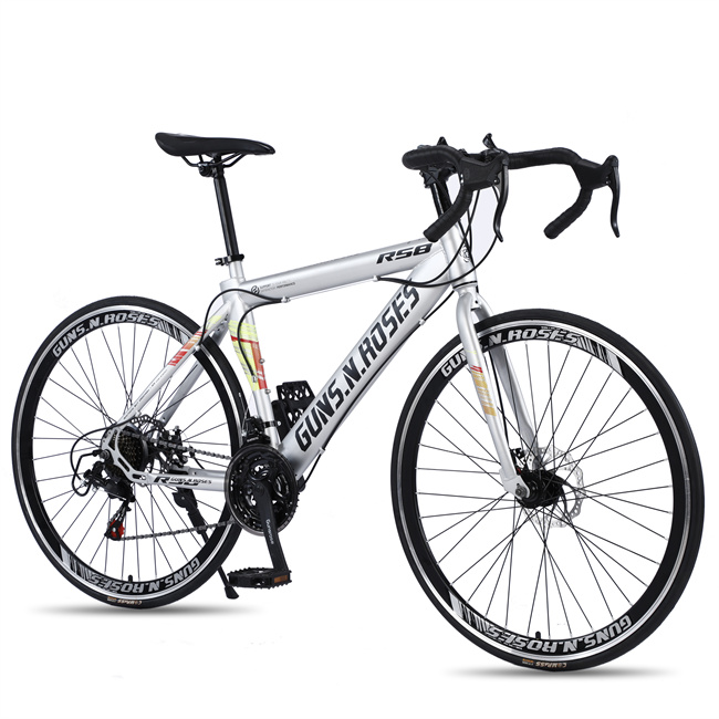 Road bike in stock wholesale customization Aluminum oy frame OEM bicycle for men racing 700c Roadbike