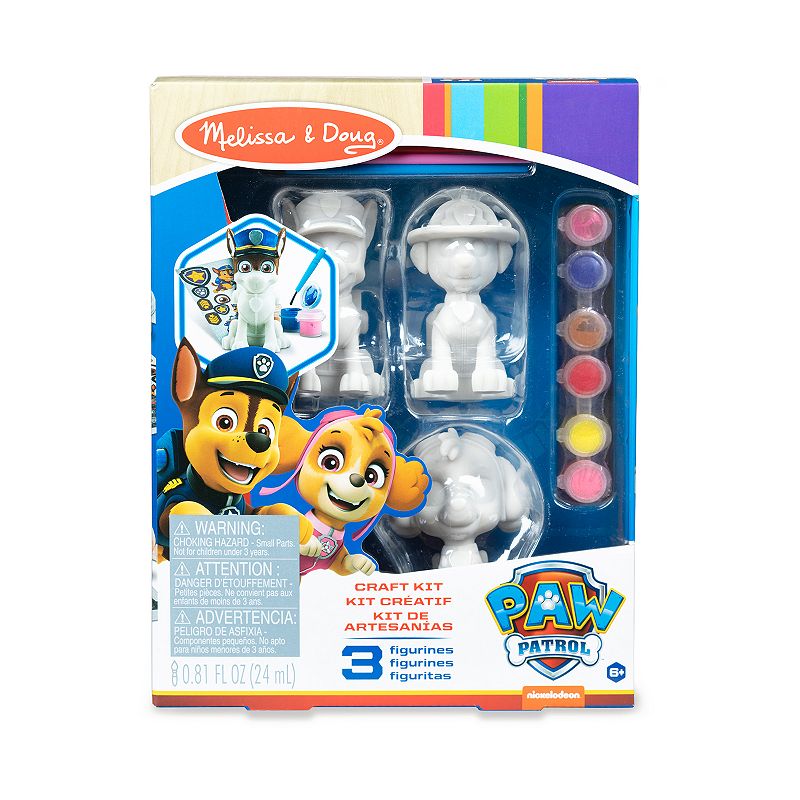 Melissa and Doug PAW Patrol Pup Figurines Craft Kit