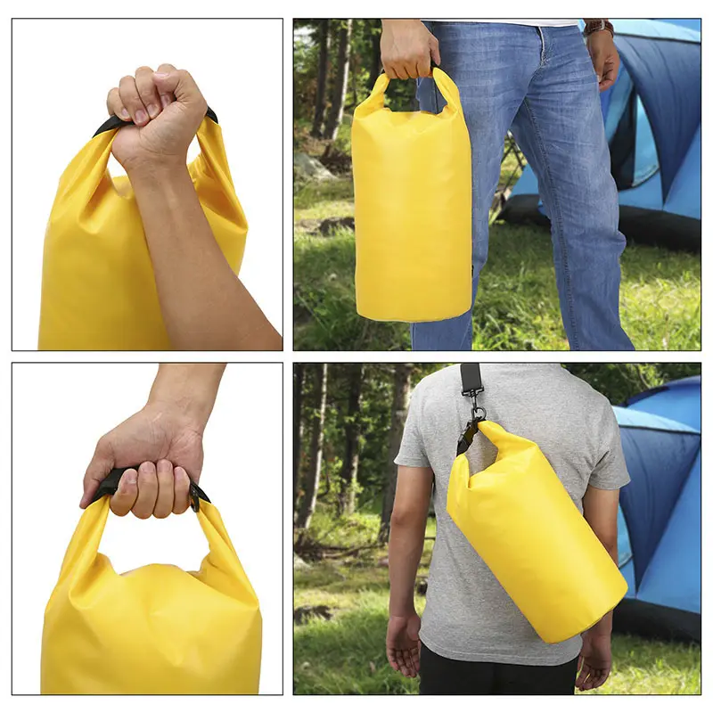 Waterproof Dry Bag  Roll Top Dry Compression Sack Keeps Gear Dry for Kayaking Beach Rafting Boating Hiking Camping