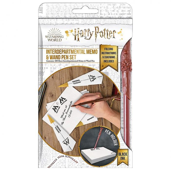 Harry Potter Interdepartmental Memo Note Block and Pen Set