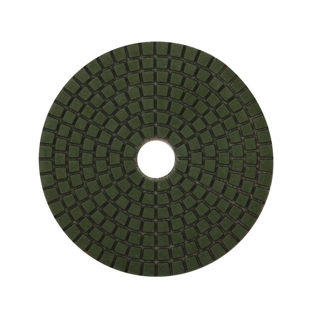 Rubi 4 in. 200 Grit Resin Wet Polishing Pad 61957