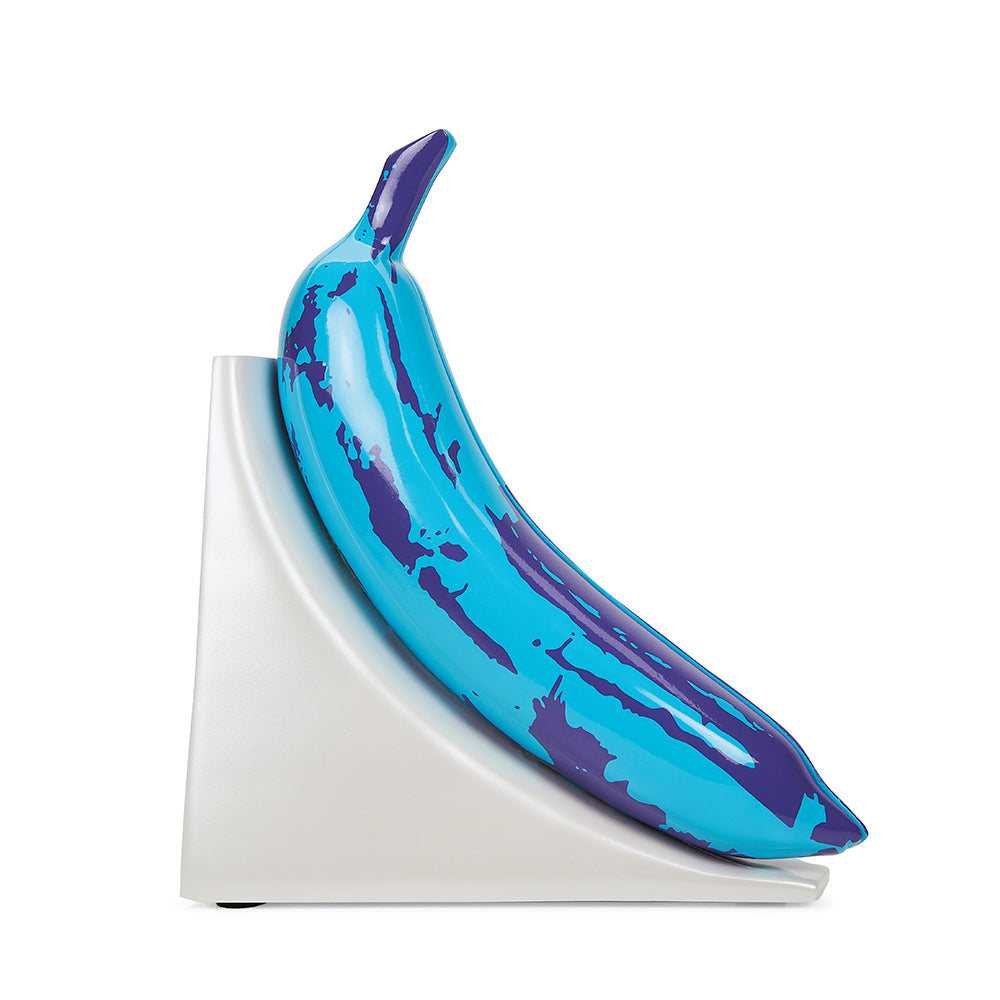 Andy Warhol 10” Lustre Gloss Resin Bookends - Blue Banana (PRE-ORDER)