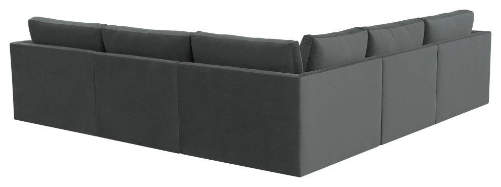 Willow Charcoal Modular L Sectional   Transitional   Sectional Sofas   by First of a Kind USA Inc  Houzz