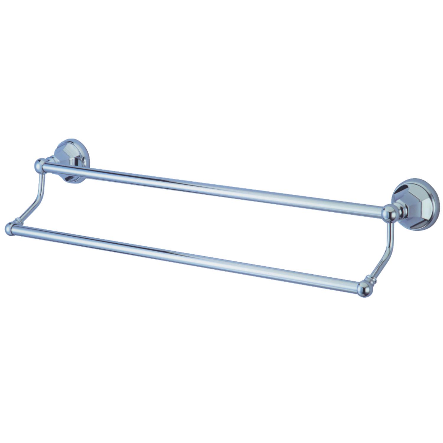 Kingston Brass BA481318C Metropolitan 18-Inch Dual Towel Bar， Polished Chrome