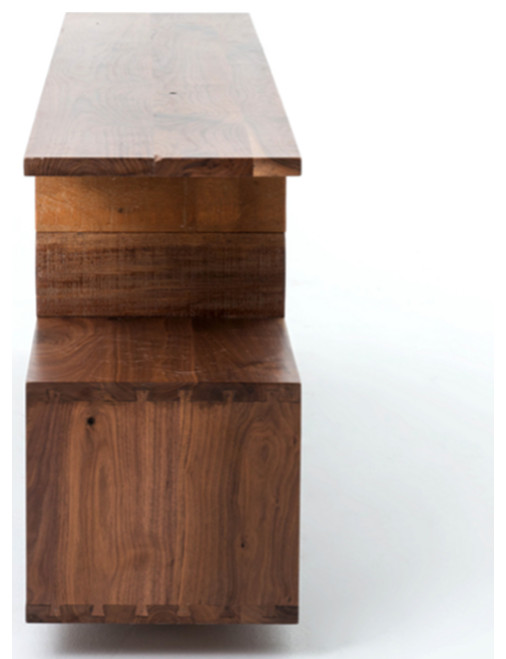 Parker Block Console Table   Rustic   Console Tables   by Marco Polo Imports  Houzz