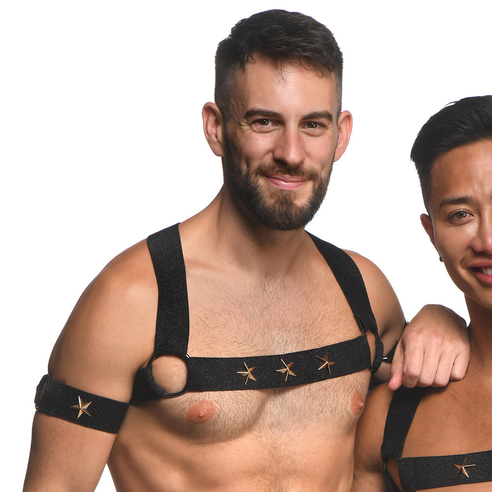 Master Series Rave Harness Elastic Chest Harness /M