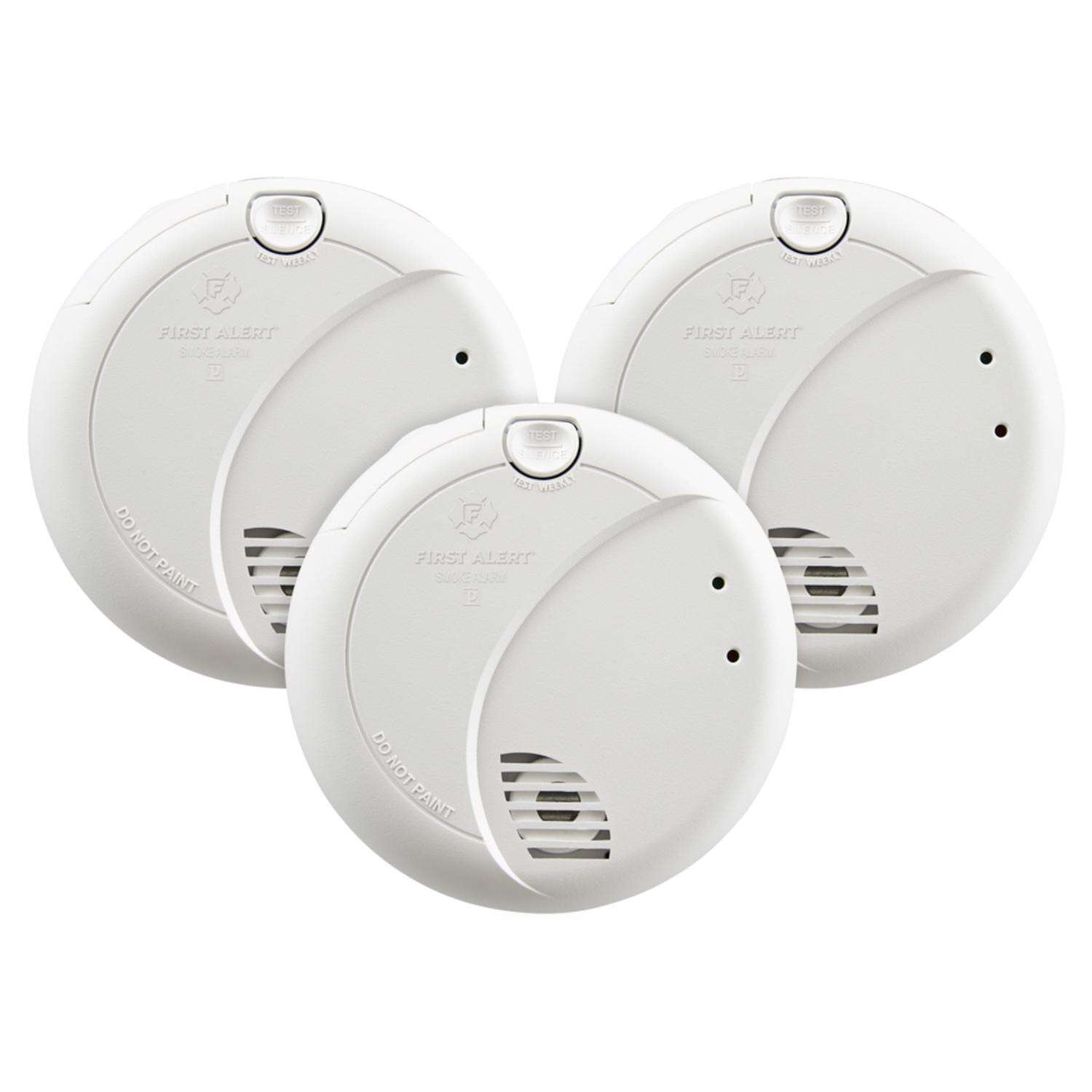 First Alert Hard-Wired w/Battery Back-up Photoelectric Smoke/Fire Detector