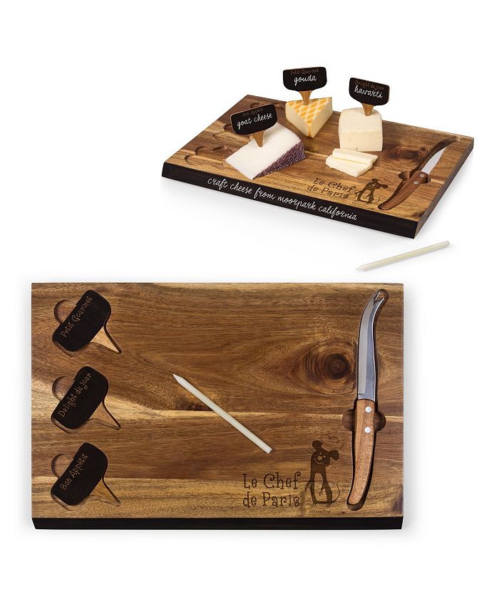 Picnic Time Toscanaandreg by Disney's Ratatouille Delio Acacia Cheese Cutting Board Tools Set