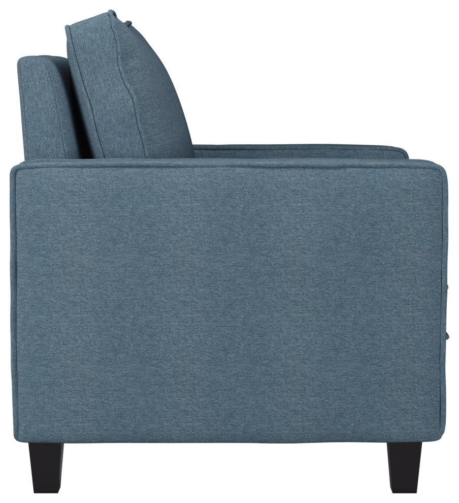 Georgia Durable Fabric Upholstered Contemporary Armchair   Transitional   Armchairs And Accent Chairs   by CorLiving Distribution LLC  Houzz