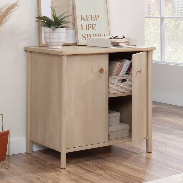 Whitaker Point Storage Cabinet Natural Maple Sauder