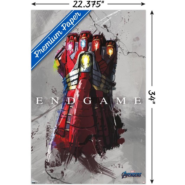 Trends International Marvel Avengers Endgame Stark Gauntlet Unframed Wall Poster Prints