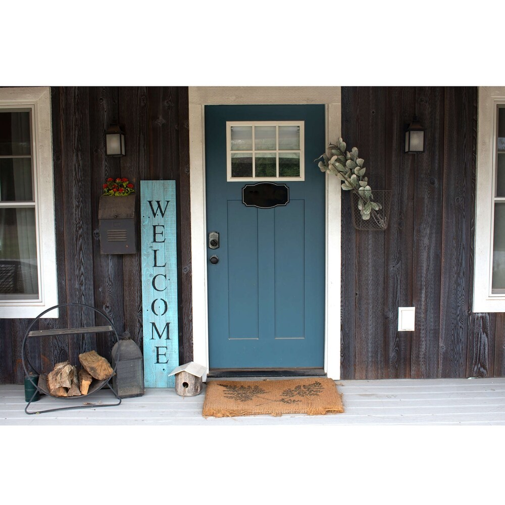 Rustic Farmhouse 5ft Vertical Front Porch Welcome Sign