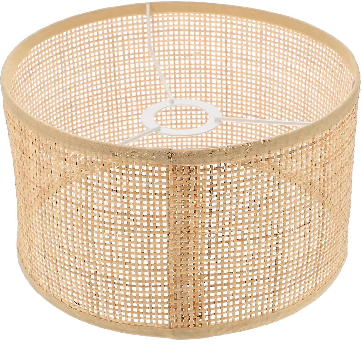 Wicker Shade Rattan Chandelier Shade Woven Ceiling Light Covers Clip On Light Bulb Shade For Table Wall Ceiling Floor Lamp