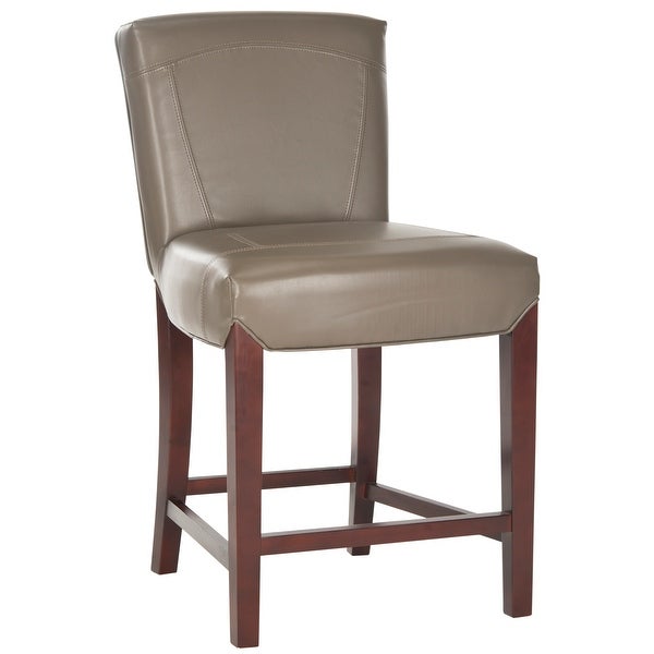 SAFAVIEH 24-inch Ken Clay Bicast Leather Counter Stool - 20.7