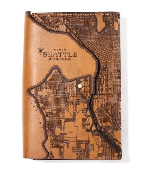 Leather Map Journals