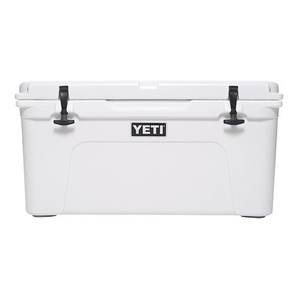 YETI Tundra YT65W Ice Cooler， 52 lb Ice， 42 Cans Beer Capacity， Polyethylene， White， Polyester Handle