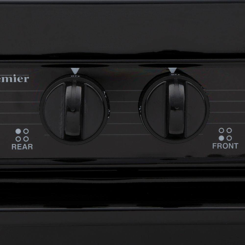 Premier 20 in. 2.42 cu. ft. Freestanding Gas Range with Sealed Burners in Black SHK100BP