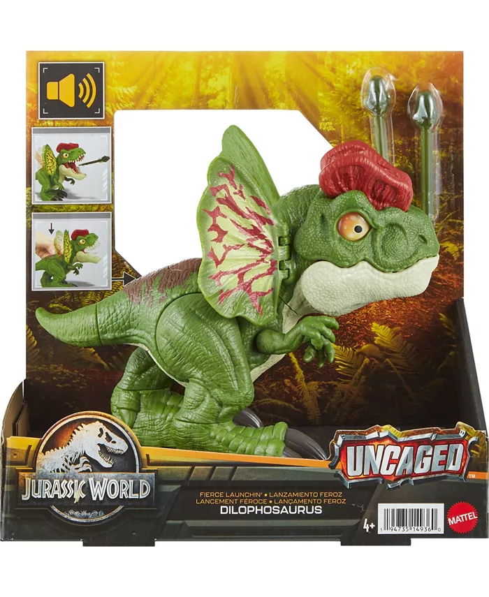 Jurassic World Uncaged Fierce Launching Dilophosaurus