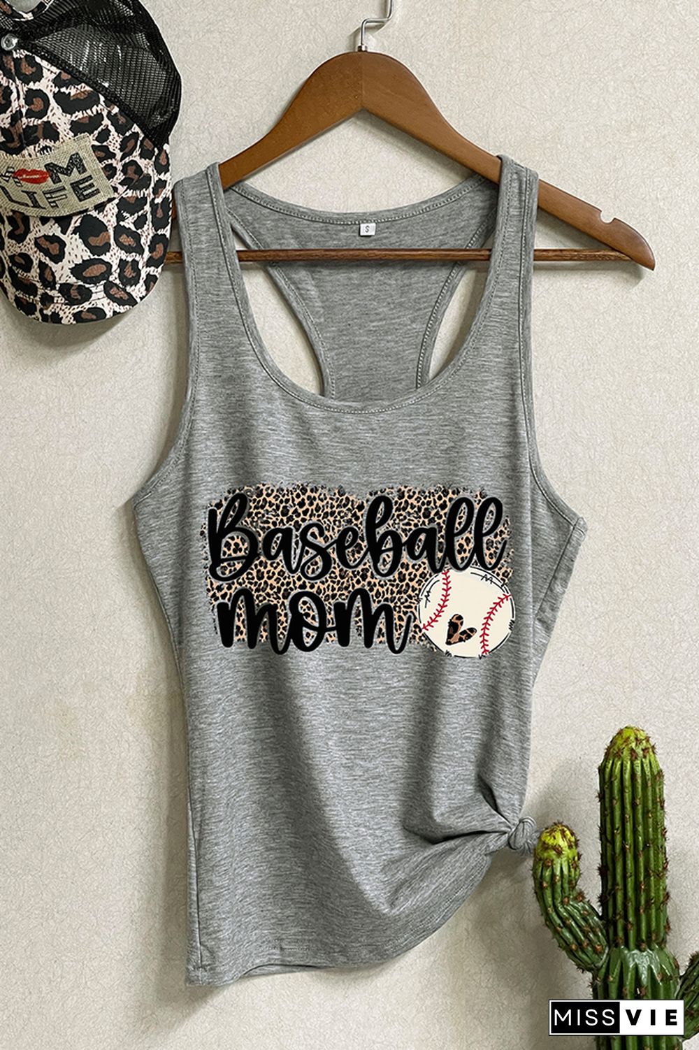 Baseball Mom Sleeveless Tank Top Wholesale