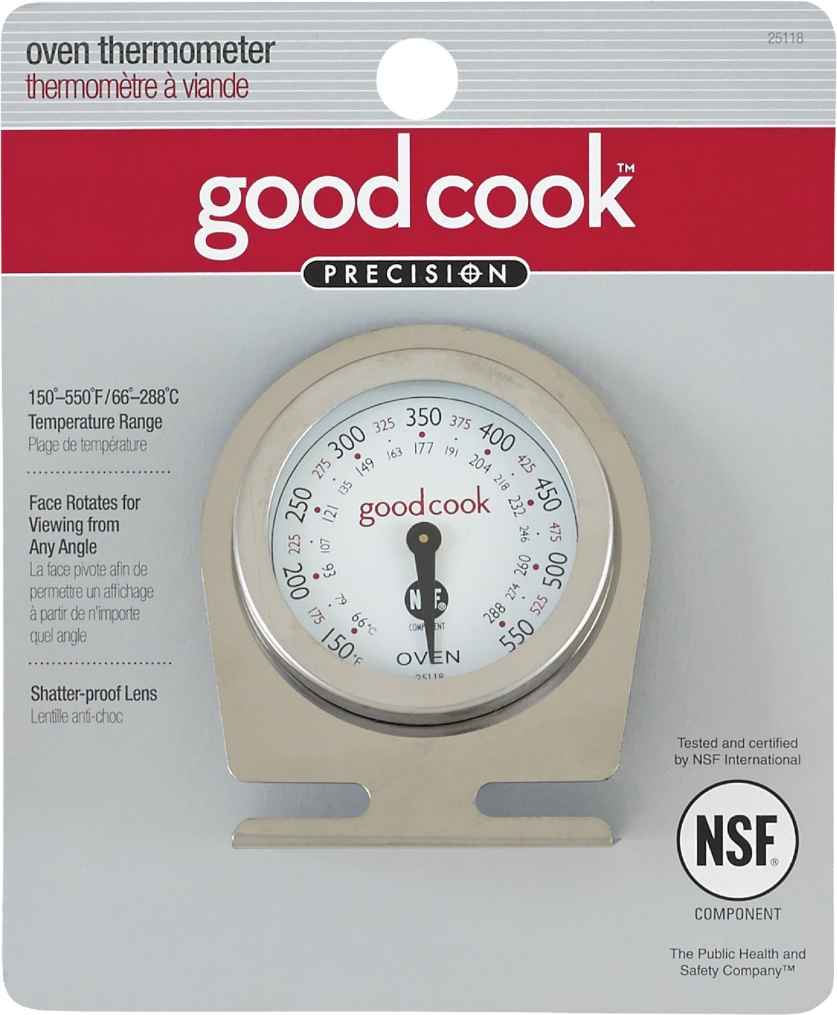 Goodcook Precision Oven Thermometer 3.2 In. W. X 5 In. H.