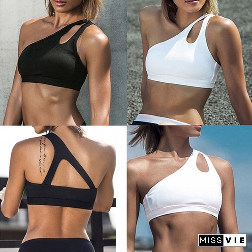 Fashion Women's Sport Black Tank Top Slim Fit Vest Tops Gym Crop Tops