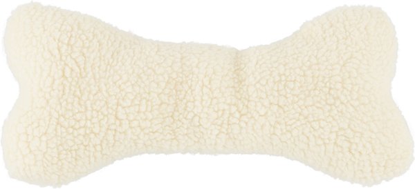 Ethical Pet Fleece Bone Squeaky Tough Plush Dog Toy