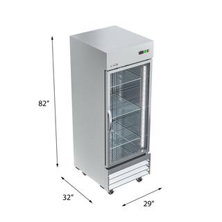 Koolmore 23 cu. Ft. Automatic Defrost Commercial Reach-in Upright Freezer in Stainless Steel UF29-1D