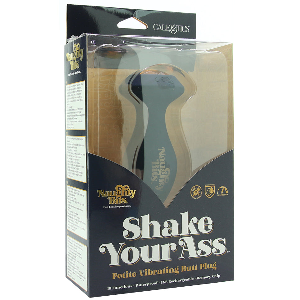 Naughty Bits Shake Your Ass Petite Vibrating Butt Plug