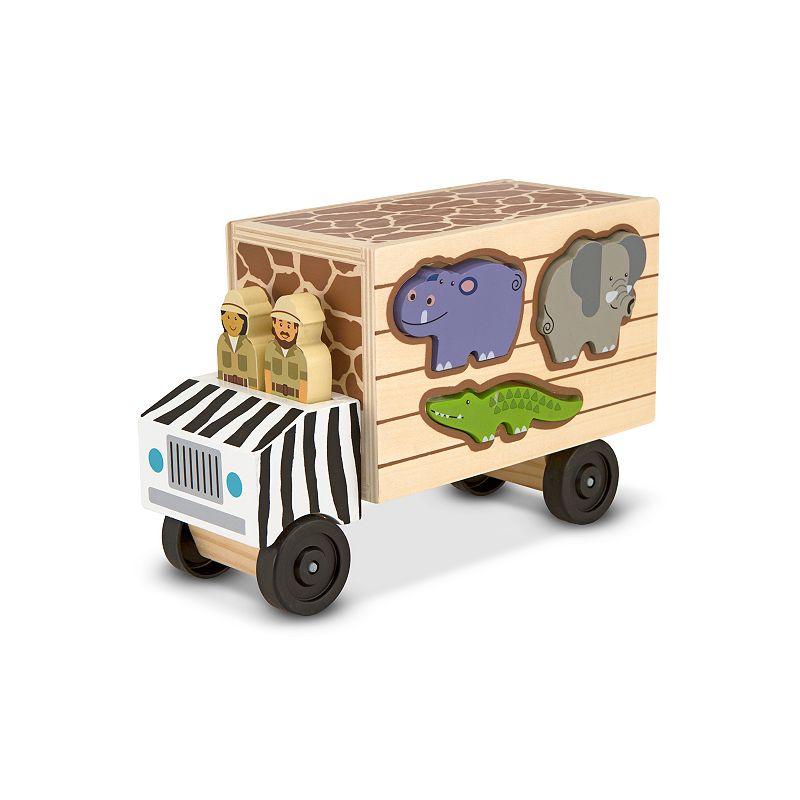 Melissa and Doug Animal Rescue Shape-Sorting Truck