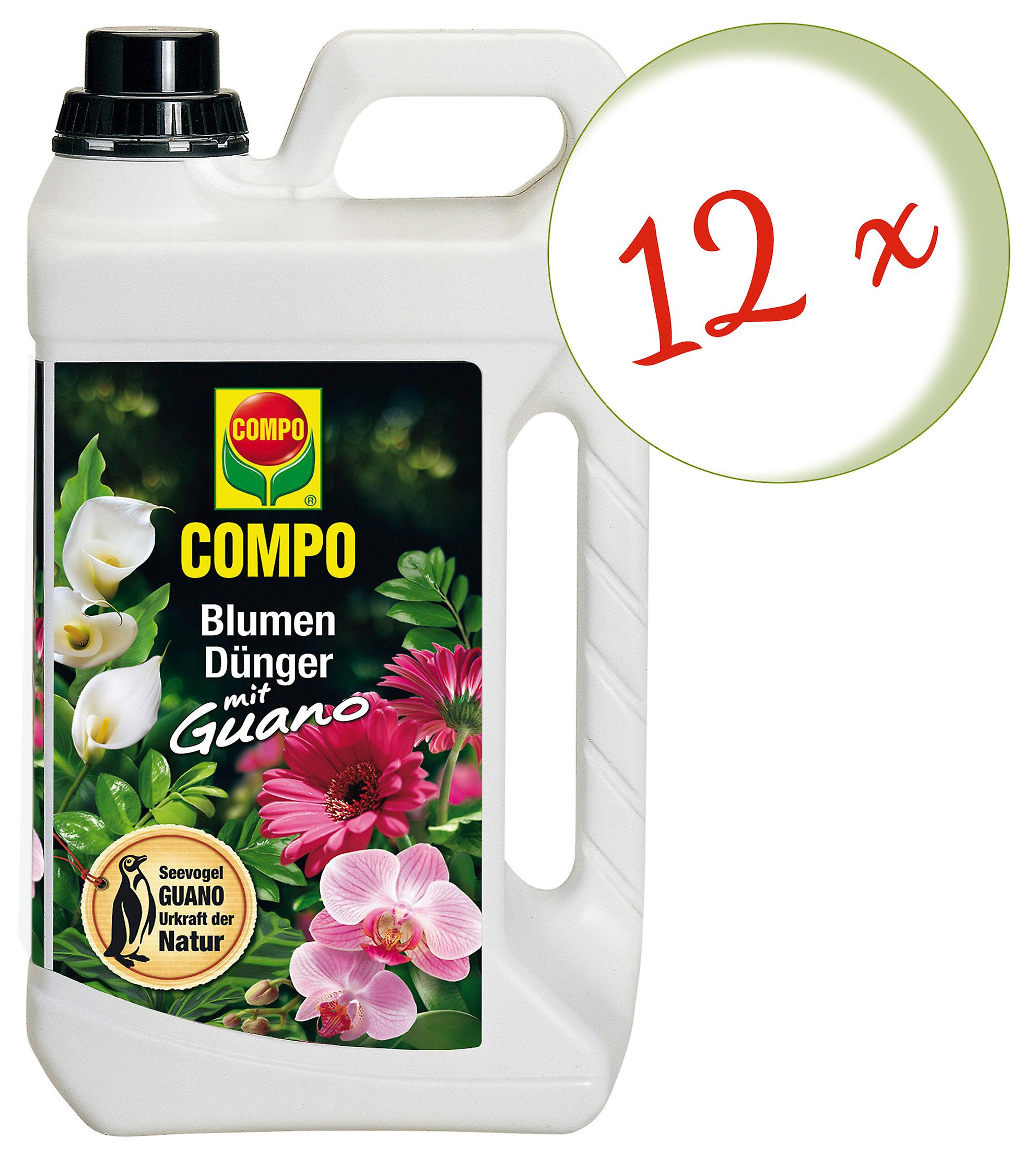 12 x COMPO Blumend??nger mit Guano， 5 Liter