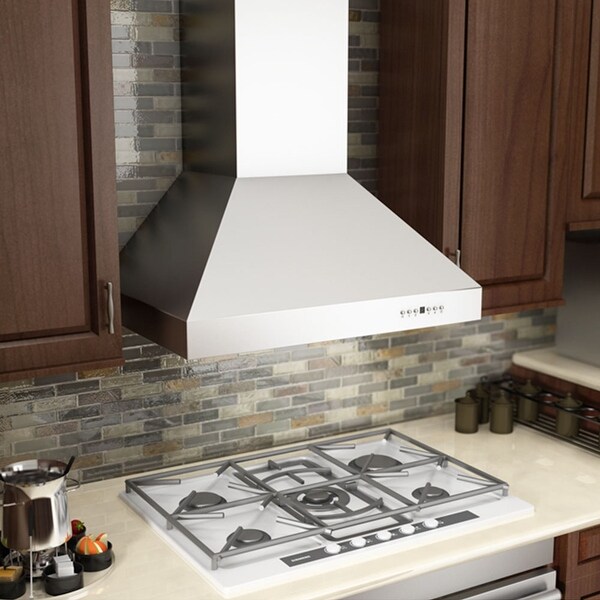 ZLINE Convertible Vent Wall Mount Range Hood in Stainless Steel (667)