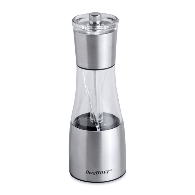 Berghoff Essentials Salt amp Pepper Mill Corrosion Resistance Acrylic Holder Ceramic Grinding Mechanism